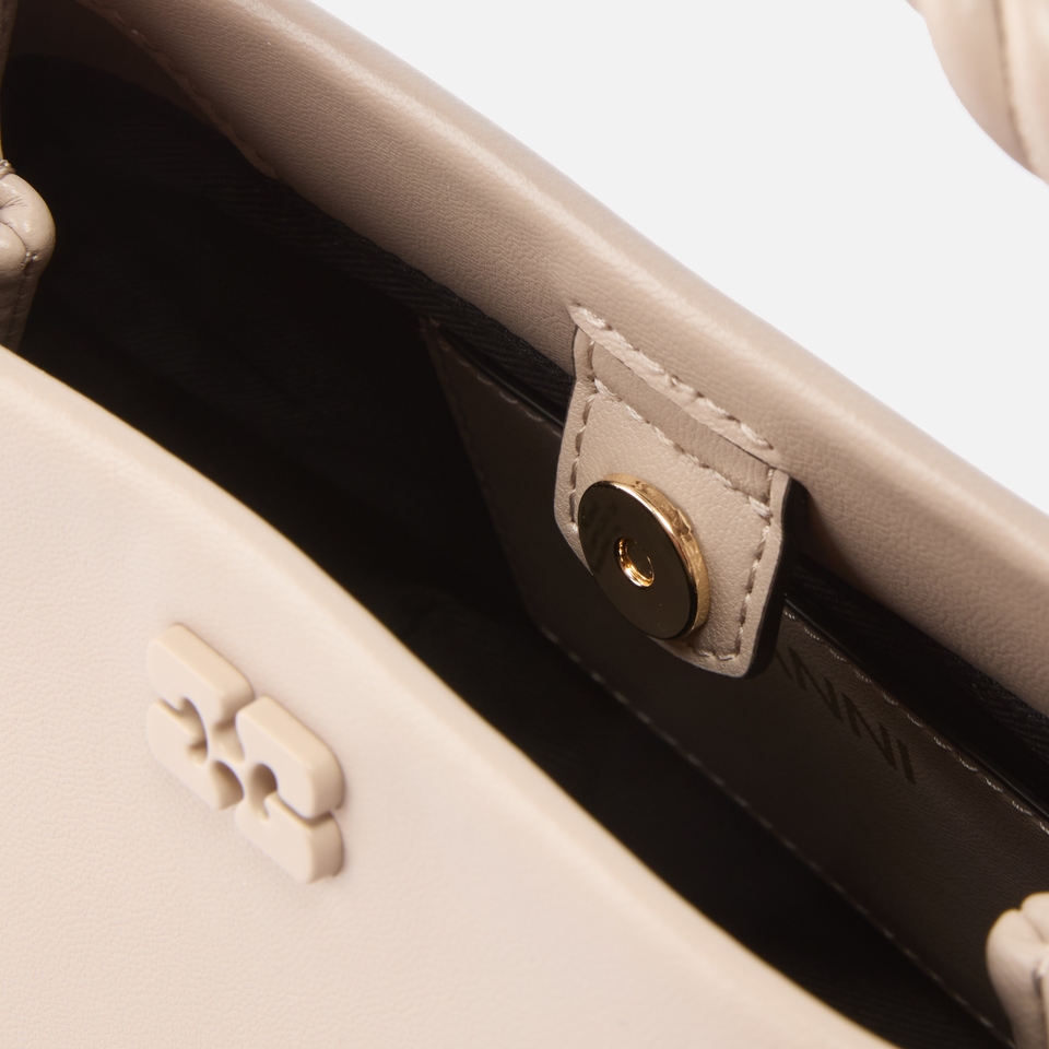Ganni Bou Recycled Leather and Faux Leather Bag