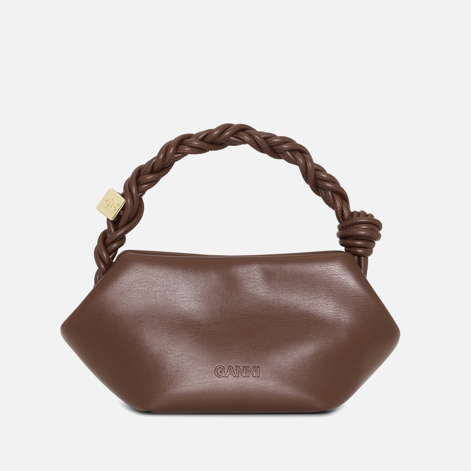 Ganni Mini Bou Recycle Leather and Faux Leather Bag