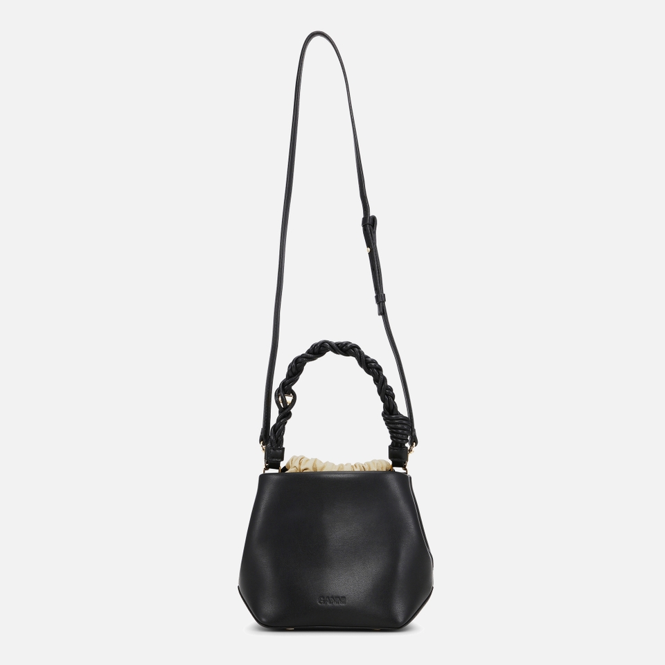 Ganni Bou Recycled Leather Bucket Bag