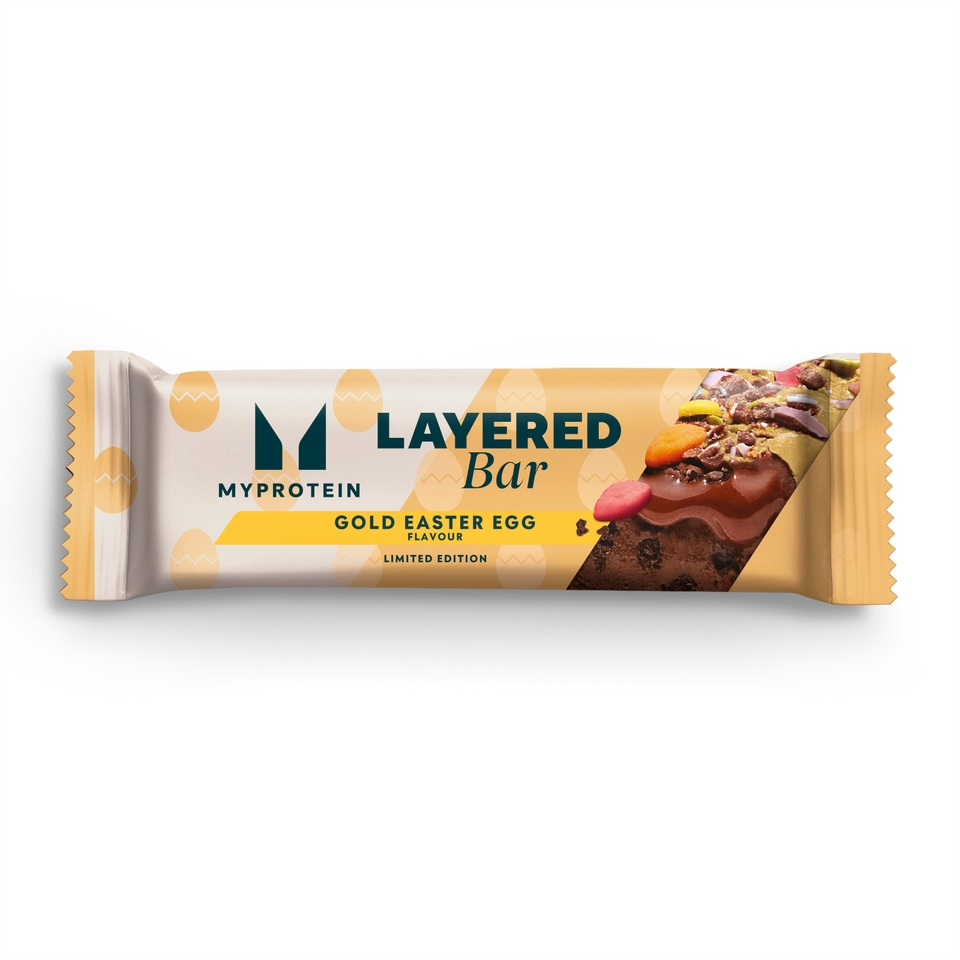 Limited Edition Layered Protein Bar - Gold Easter Egg - Limited Edition - Gold Choc Easter Egg