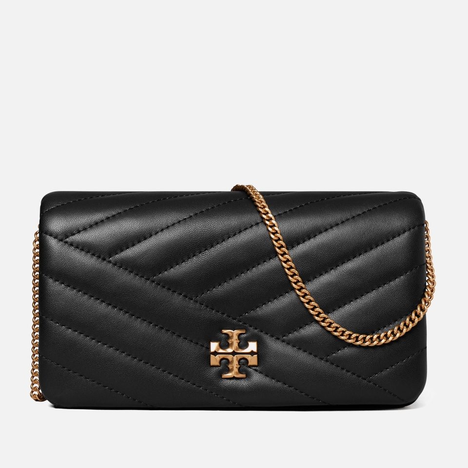 Tory Burch Women's Kira Chevron Chain Wallet - Black