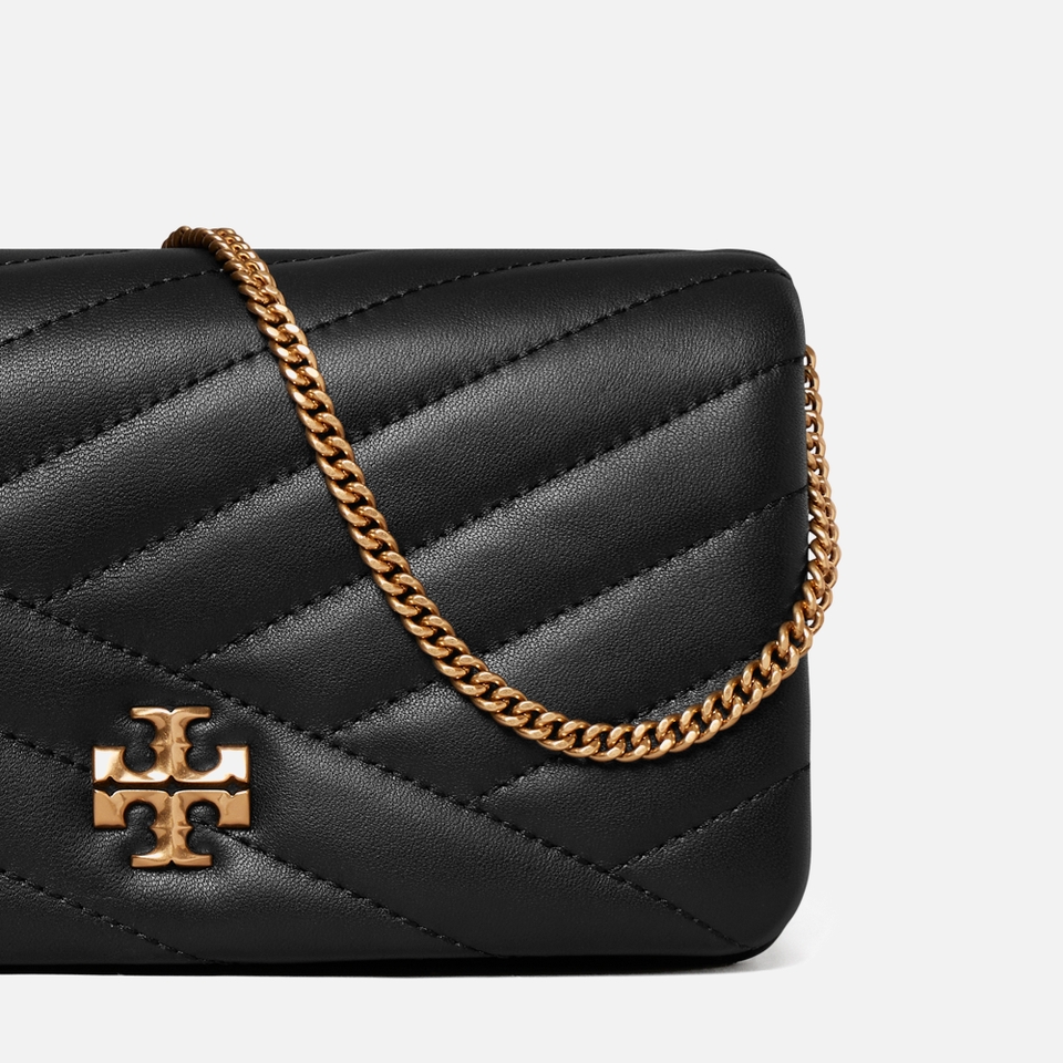 Tory Burch Kira Chevron Quilted Leather Chain Wallet