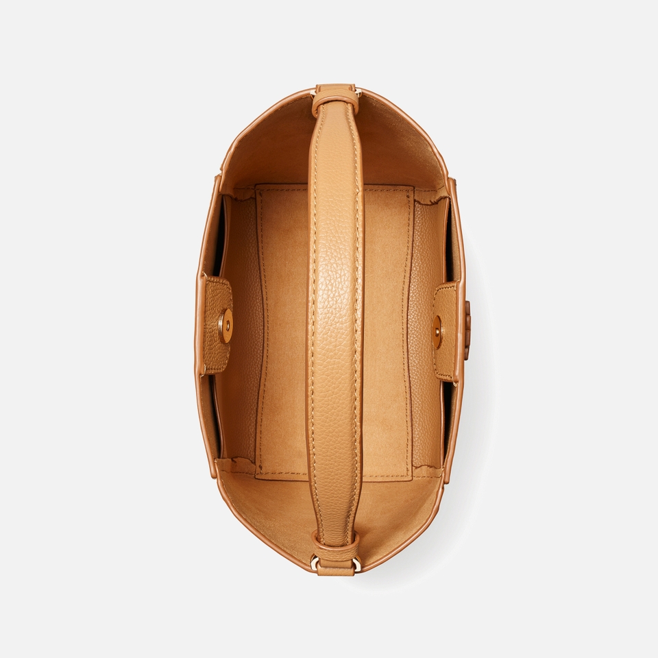 Tory Burch Mcgraw Leather Bucket Bag