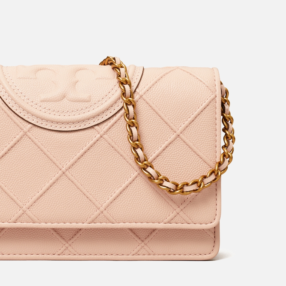 Tory Burch Fleming Quilted Chain Wallet