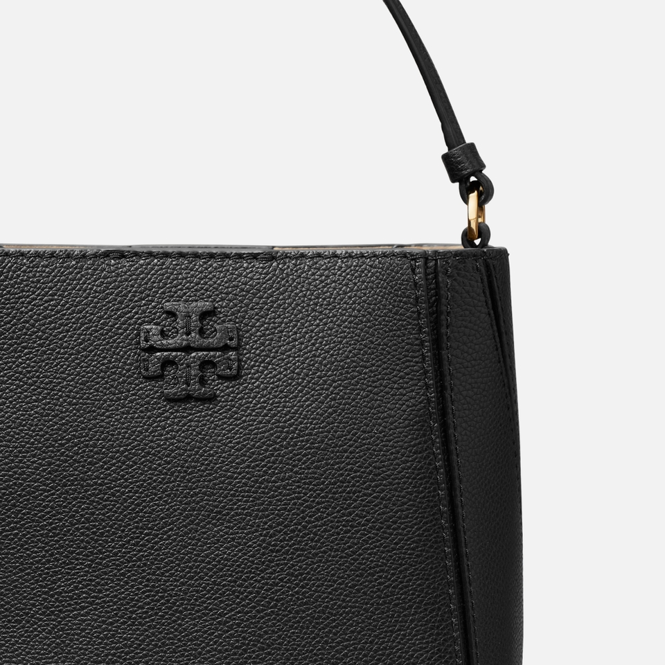 Tory Burch Mcgraw Leather Small Bucket Bag