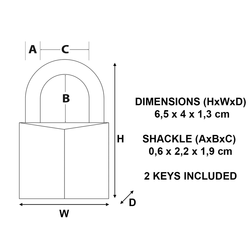 Master Lock Marine Brass Nickel Plated 40mm Padlock