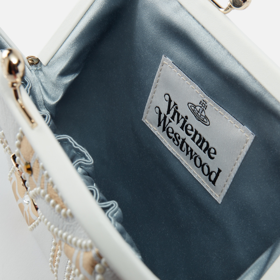 Vivienne Westwood Vivienne's Clutch Beaded Leather Bag