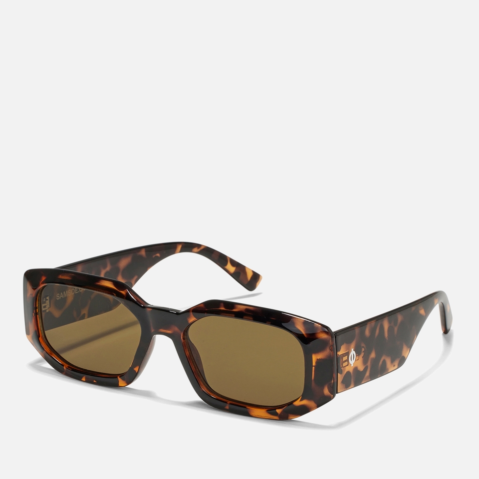 Samsøe Samsøe Milo Acetate Rectangular-Frame Sunglasses