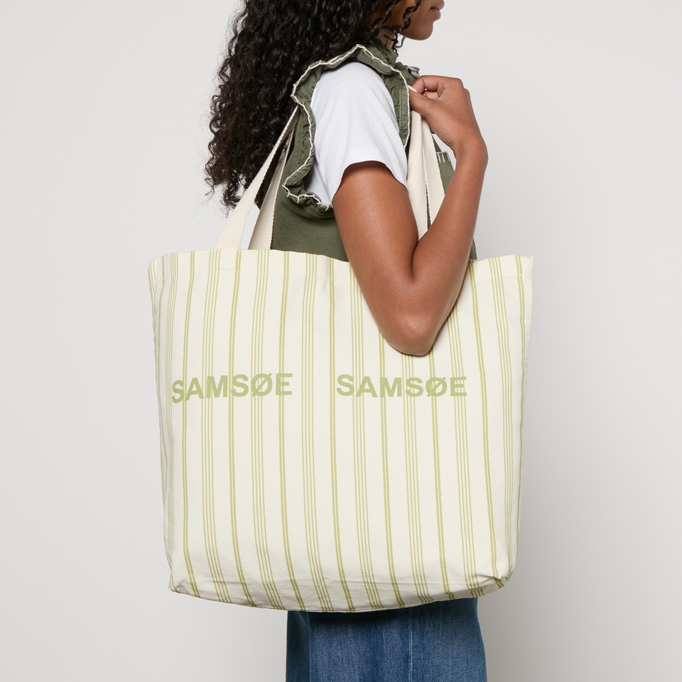 Samsøe Samsøe Frinka Organic Cotton-Canvas Tote Bag