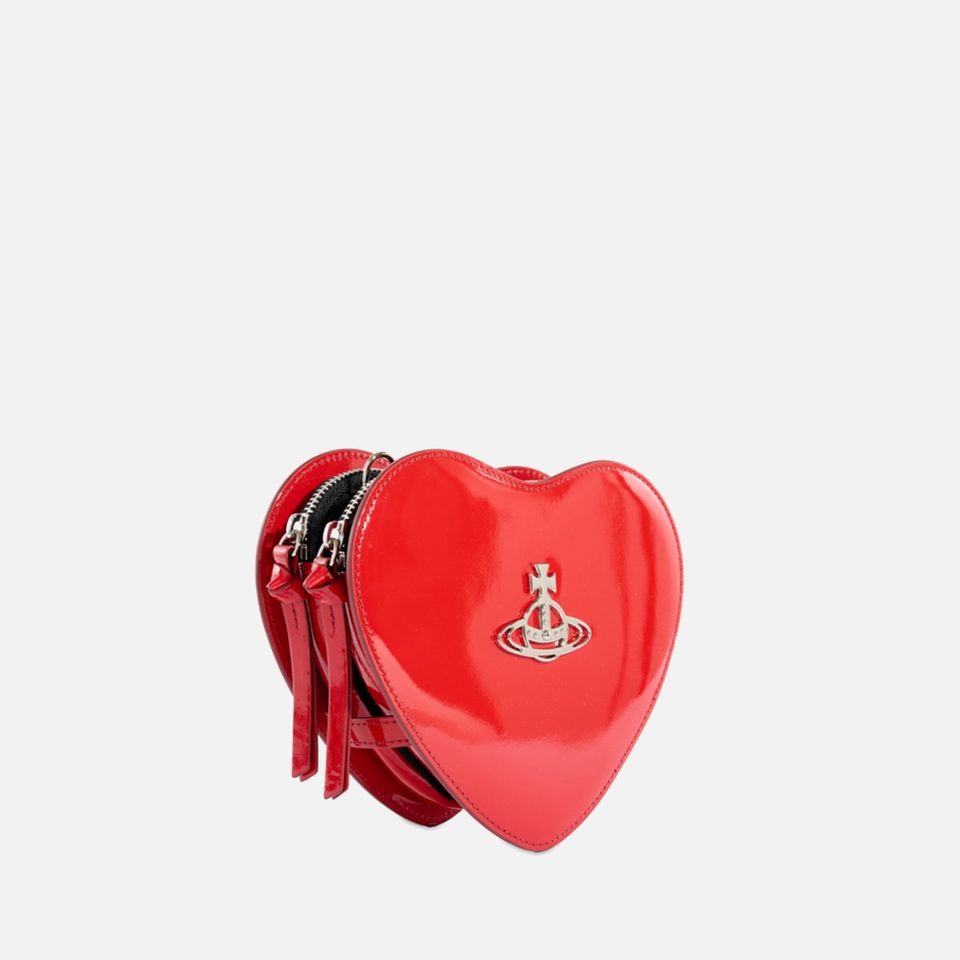 Vivienne Westwood Louise Heart Patent Leather Bag