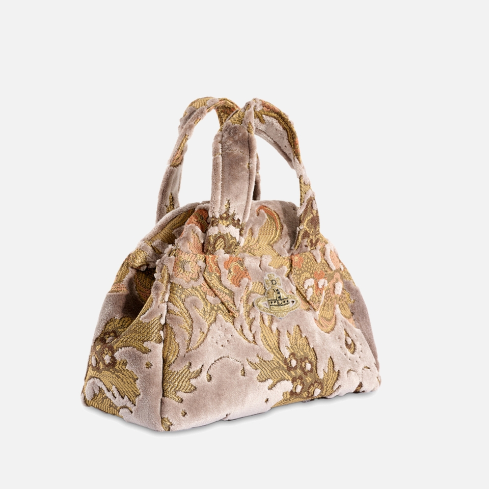 Vivienne Westwood Archive Medium Velvet- Jacquard Handbag
