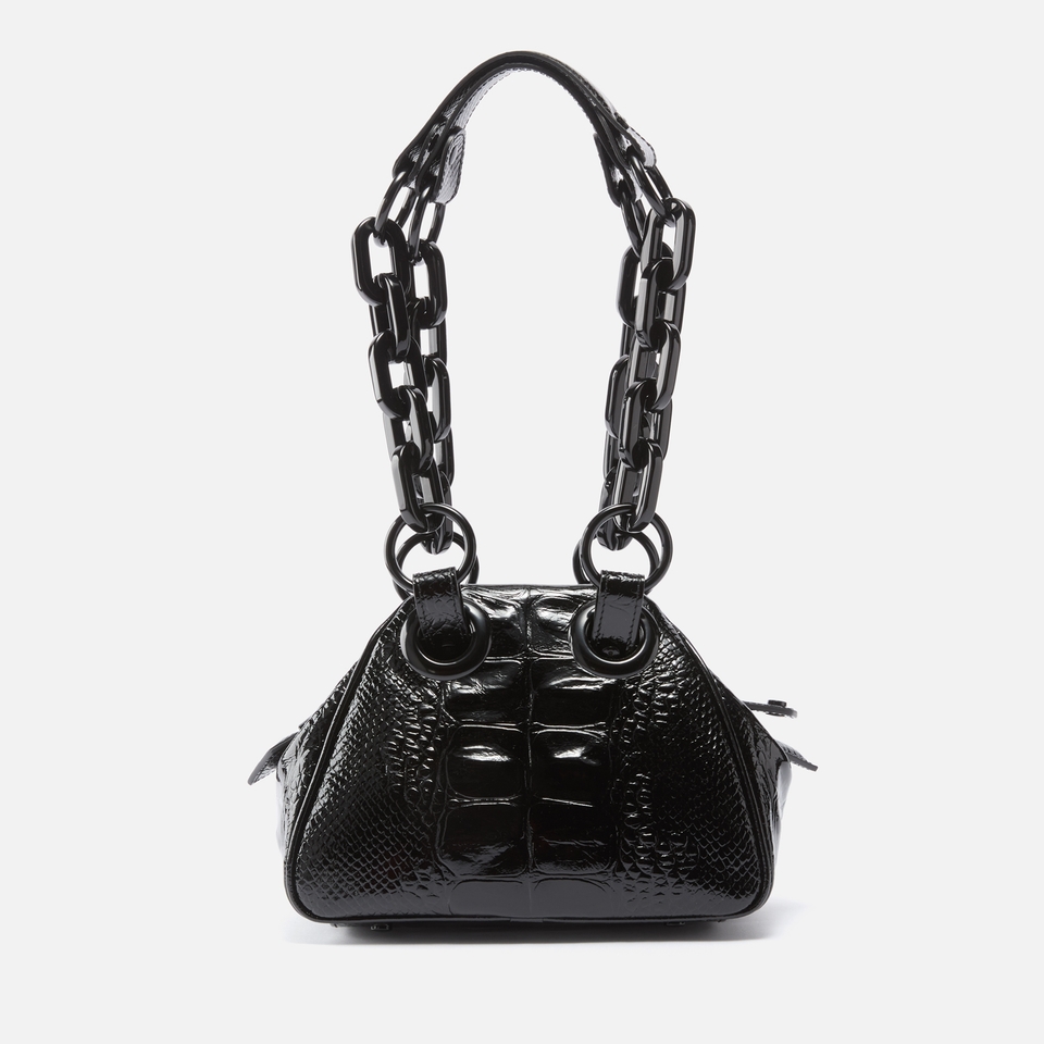 Vivienne Westwood Women's Archive Chain Handbag - Black Enamel Orb