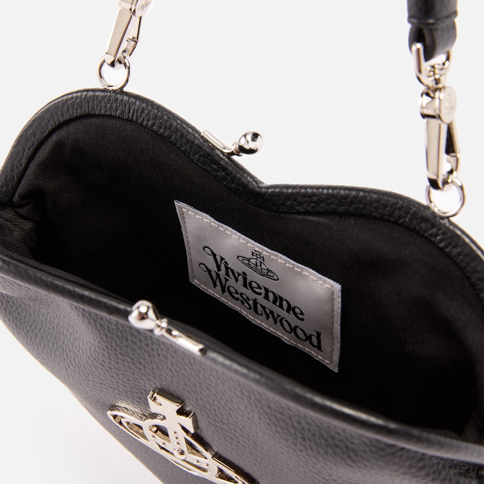 Vivienne Westwood Belle Heart Frame Faux Leather Purse