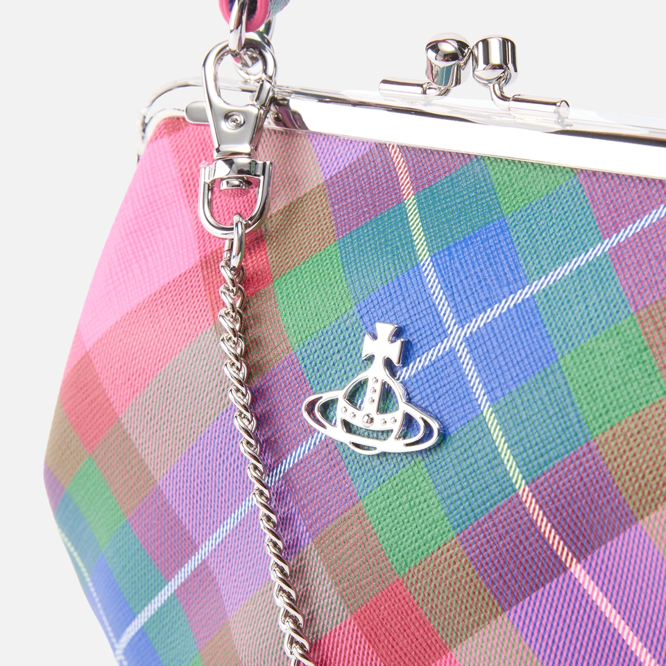 高評価アイテム Vivienne Westwood Printed Faux Leather Granny Frame Purse 小物