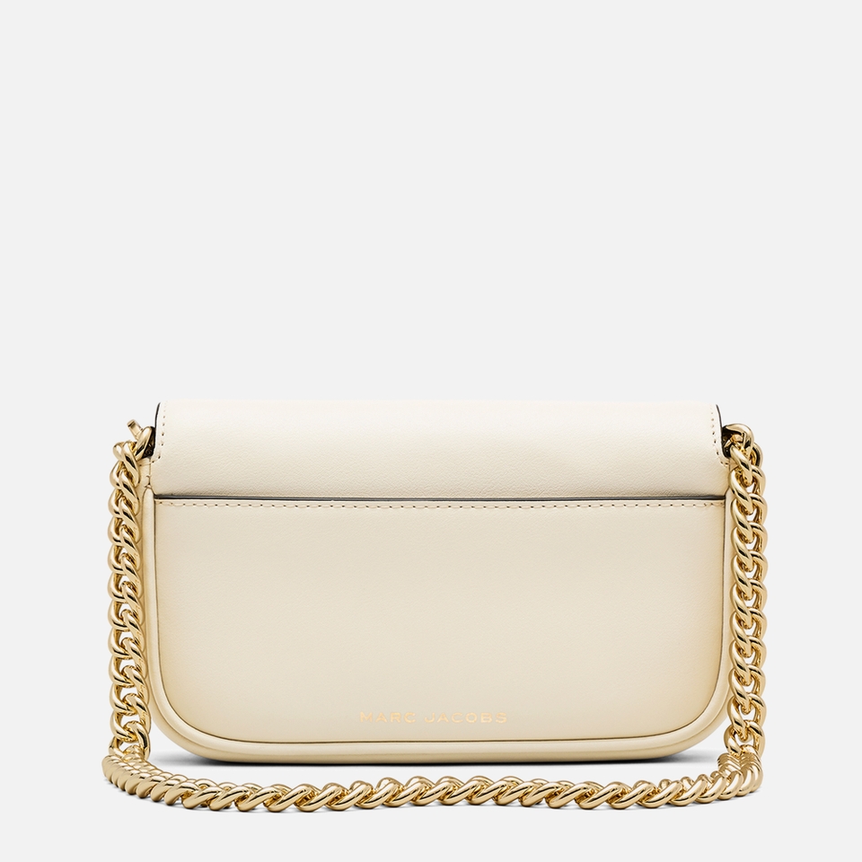 Marc Jacobs The Mini J Marc Coated Leather Shoulder Bag
