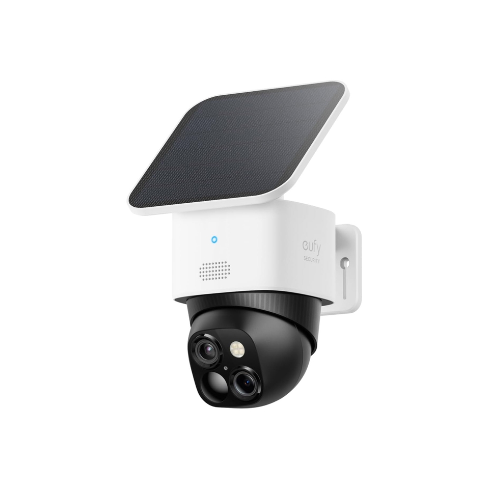 EUFY SoloCam S340 3K WiFi CCTV Security Camera with Solar Panel - 8 GB