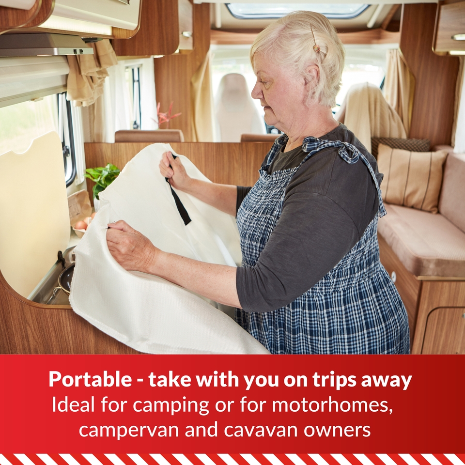 Firechief Basic Pod Fire Blanket White Homebase