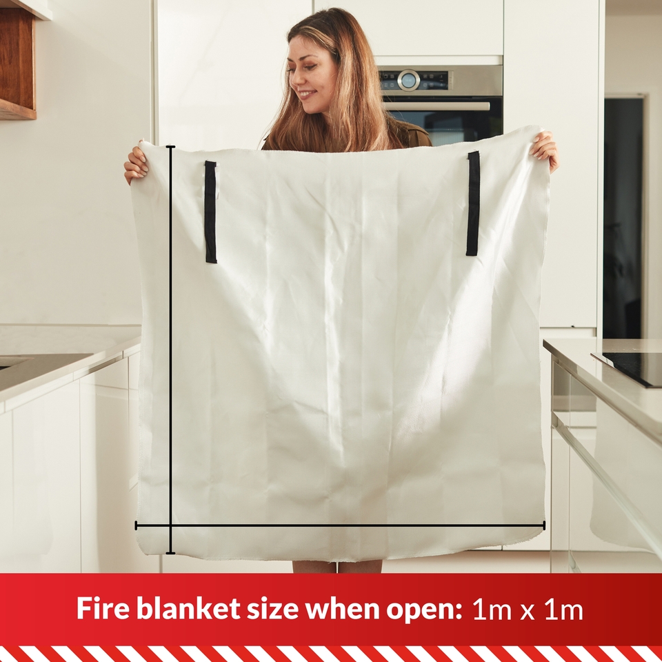 Firechief Basic Pod Fire Blanket White Homebase