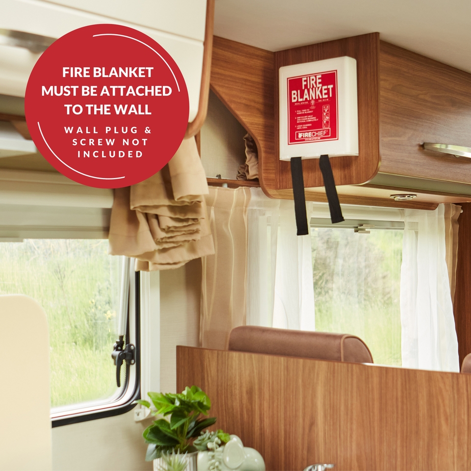 Firechief Basic Pod Fire Blanket White Homebase