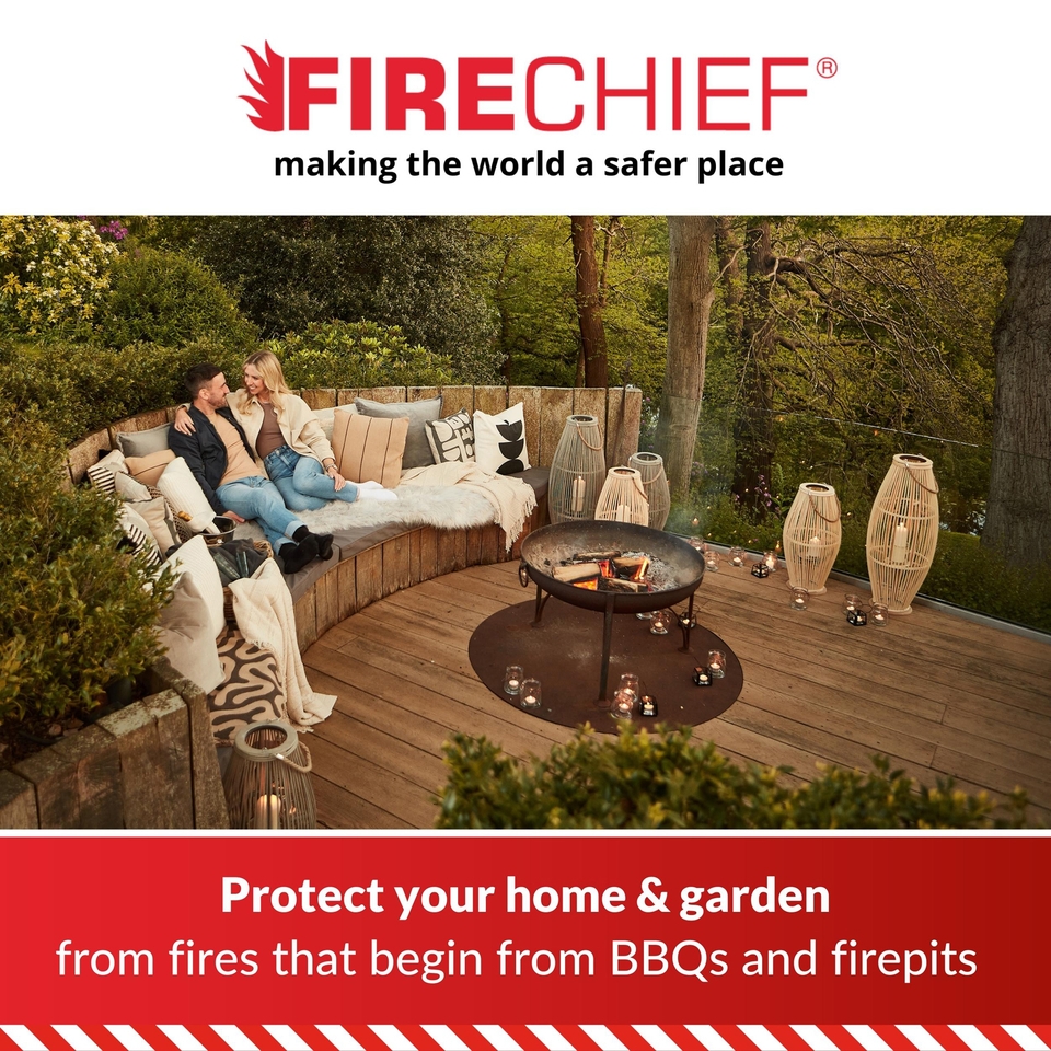 Firechief 2kg Powder Fire Extinguisher Homebase