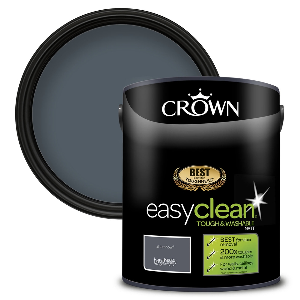 Crown Easyclean Tough & Washable Matt Paint Aftershow - 5L