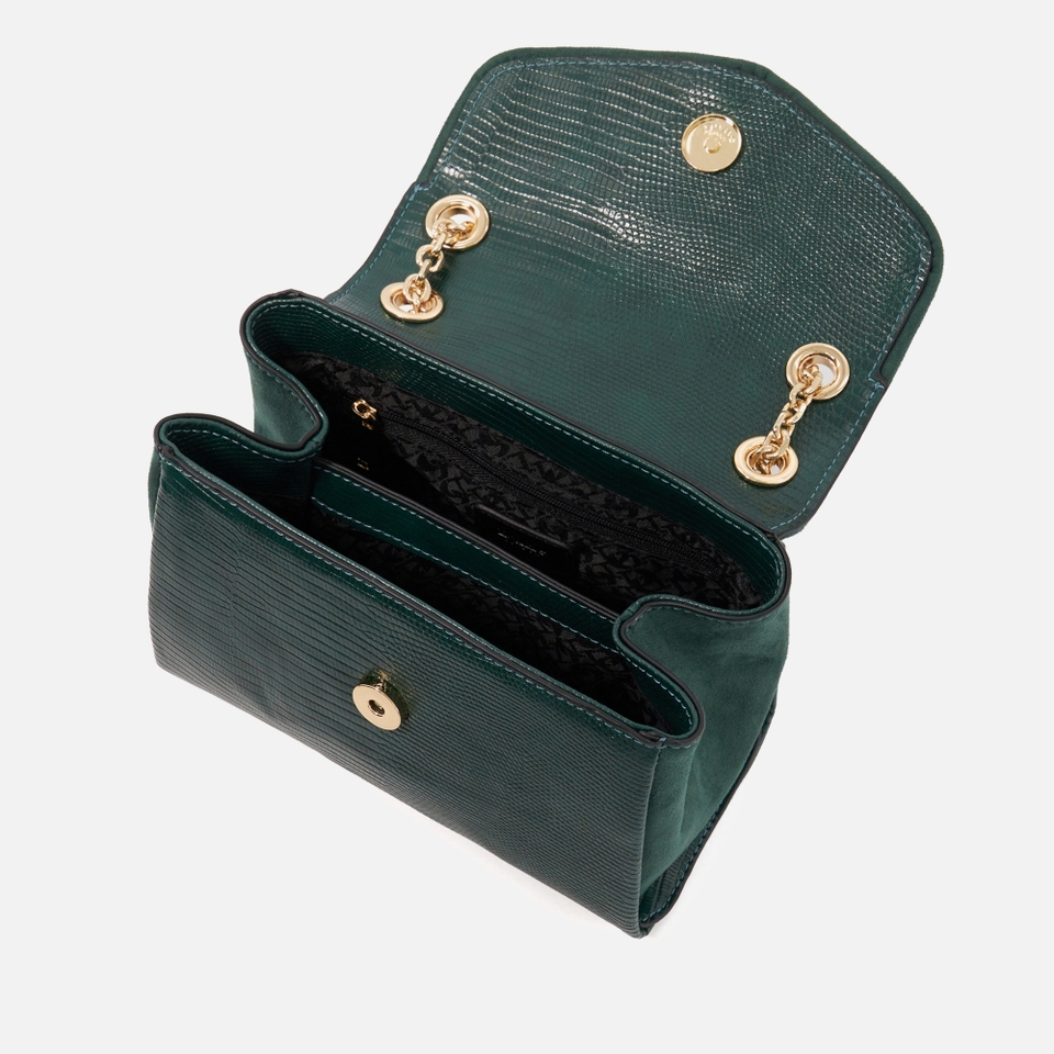 Dune Dusk Lizard Effect Faux Leather Clutch Bag