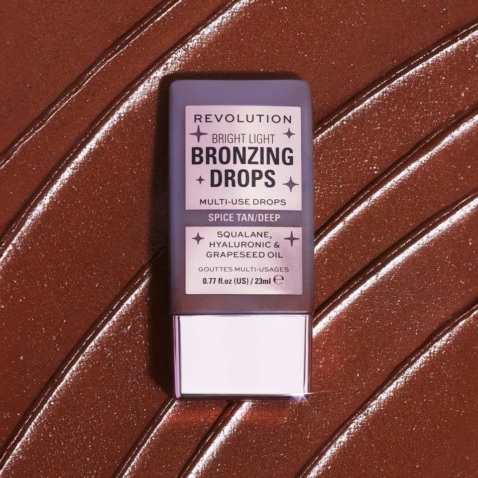 Makeup Revolution Bright Light Bronzing Drops - Deep Bronze Spice