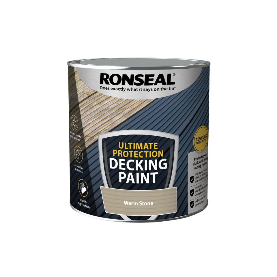 Ronseal Ultimate Protection Decking Paint Warm Stone 2.5L