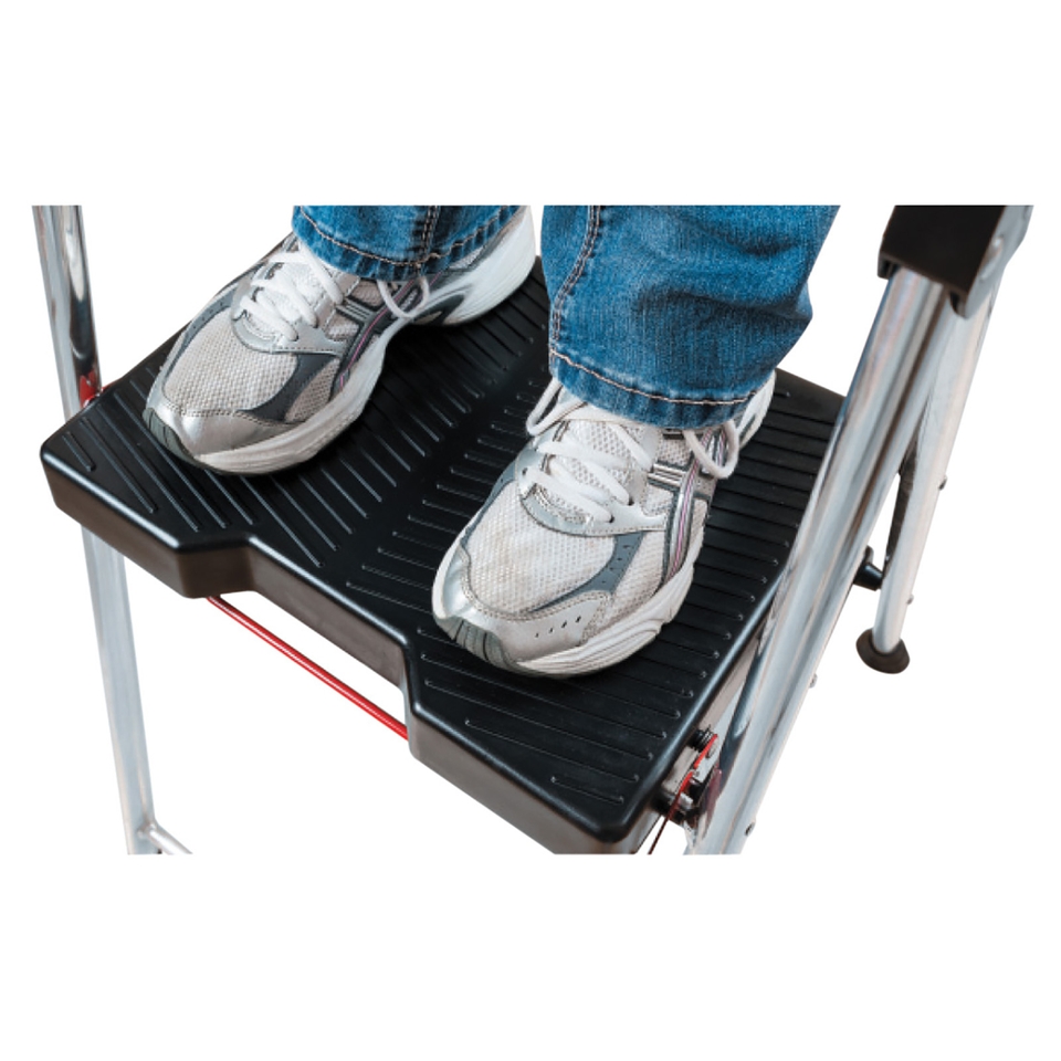 Werner Sure Grip Comfort Step Stool with Tool Tray - 3 Step