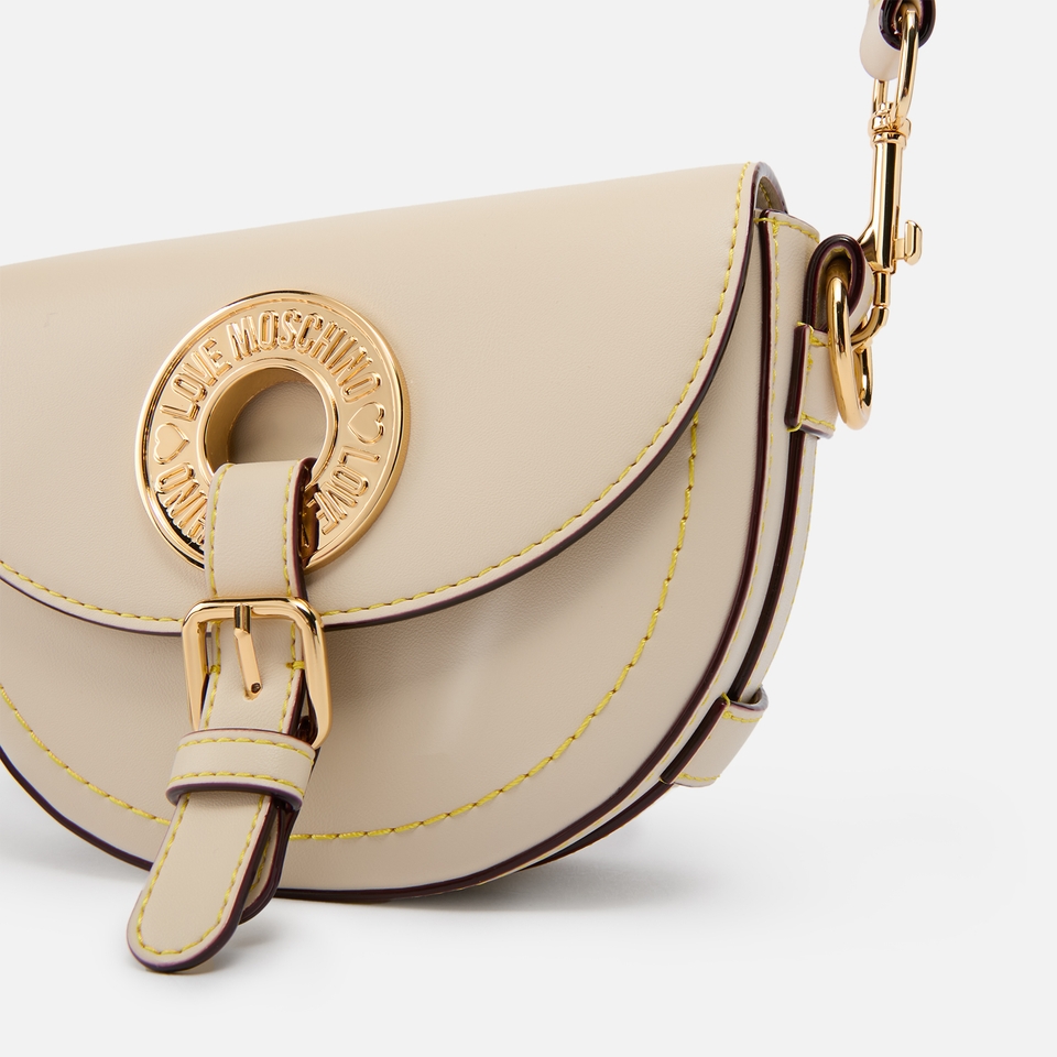 Love Moschino Eyelet Leather Shoulder Bag