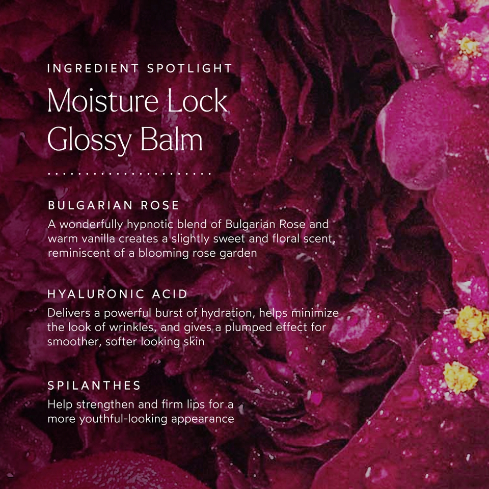 True Botanicals Moisture Lock Glossy Balm - Berry 4g