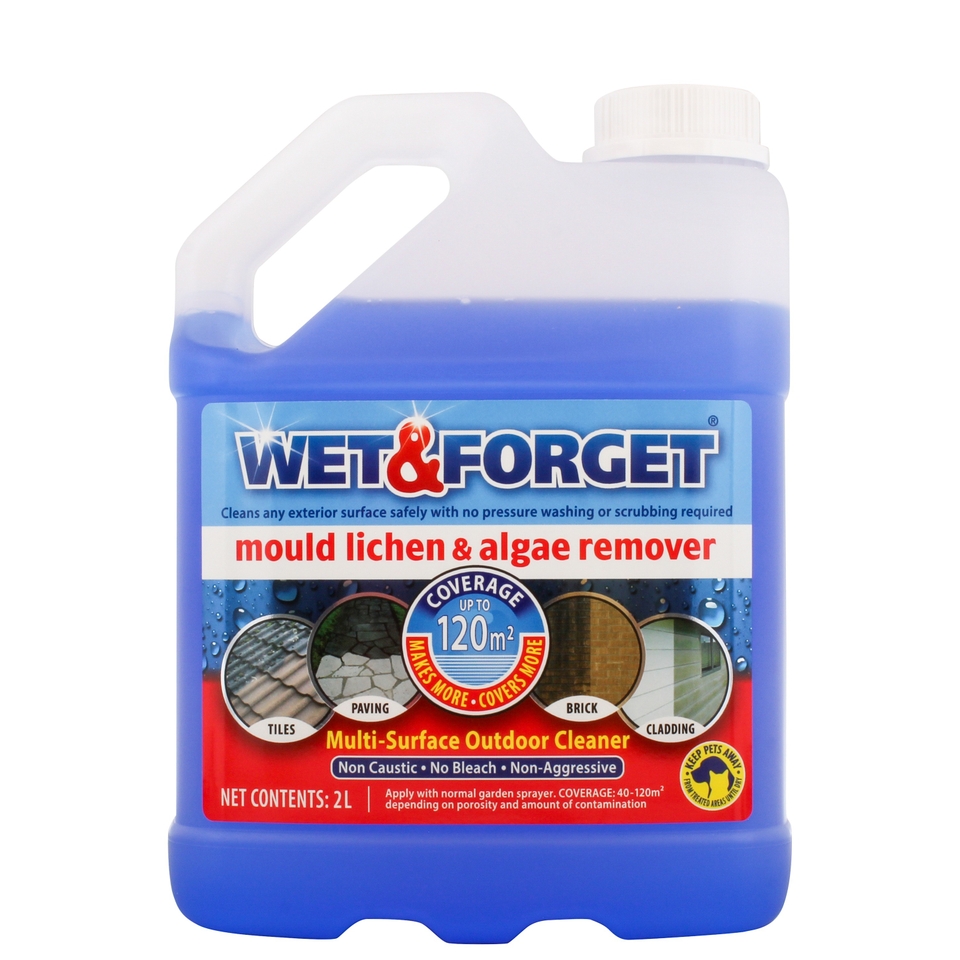 Wet & Forget Mould, Lichen & Algae Remover - 2L