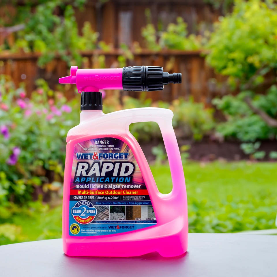 Wet & Rapid Application Mould, Lichen and Algae Remover 2L