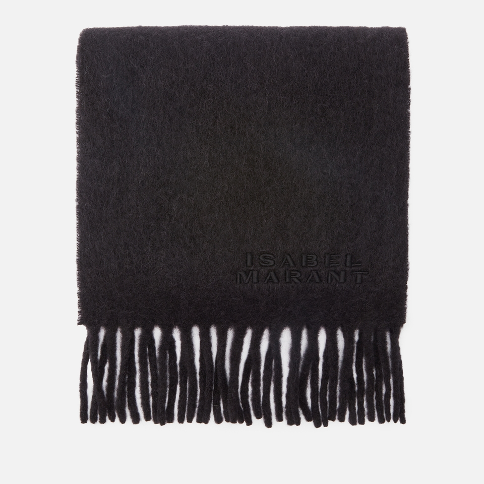 【Isabel Marant】 Firnyチェックウールブレンドスカーフ P00930567.jpg