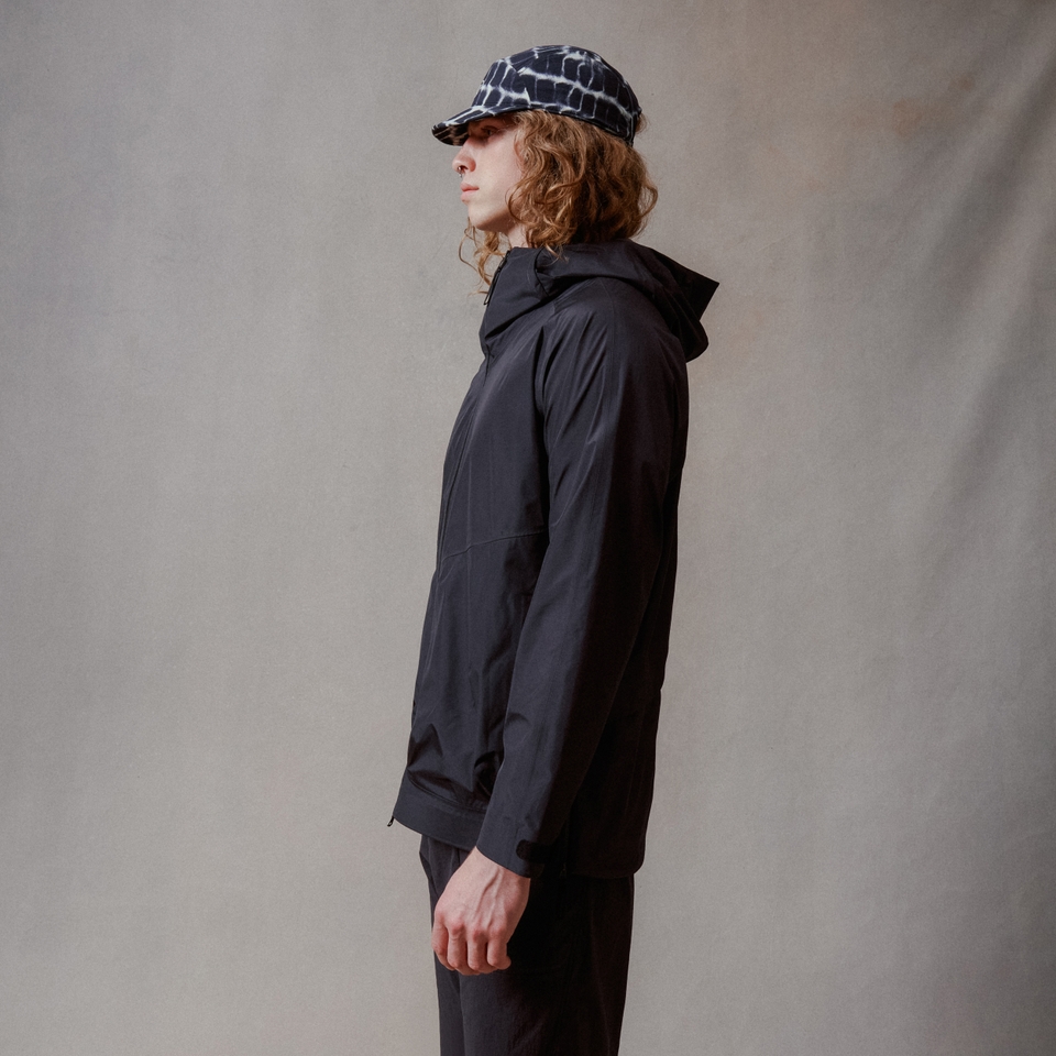 Unisex Corner-Jacke Schwarz Schwarz