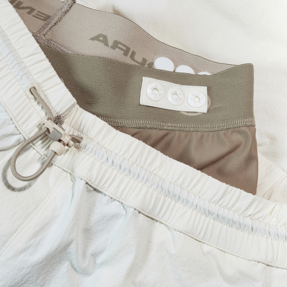 Unisex Corner Short (Liner/Chamois) Whisper White