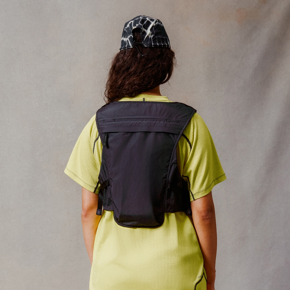 Unisex Corner-Hydratationsweste Schwarz
