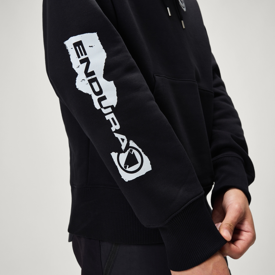 Unisex 'Rip It Up' Hoodie - Schwarz