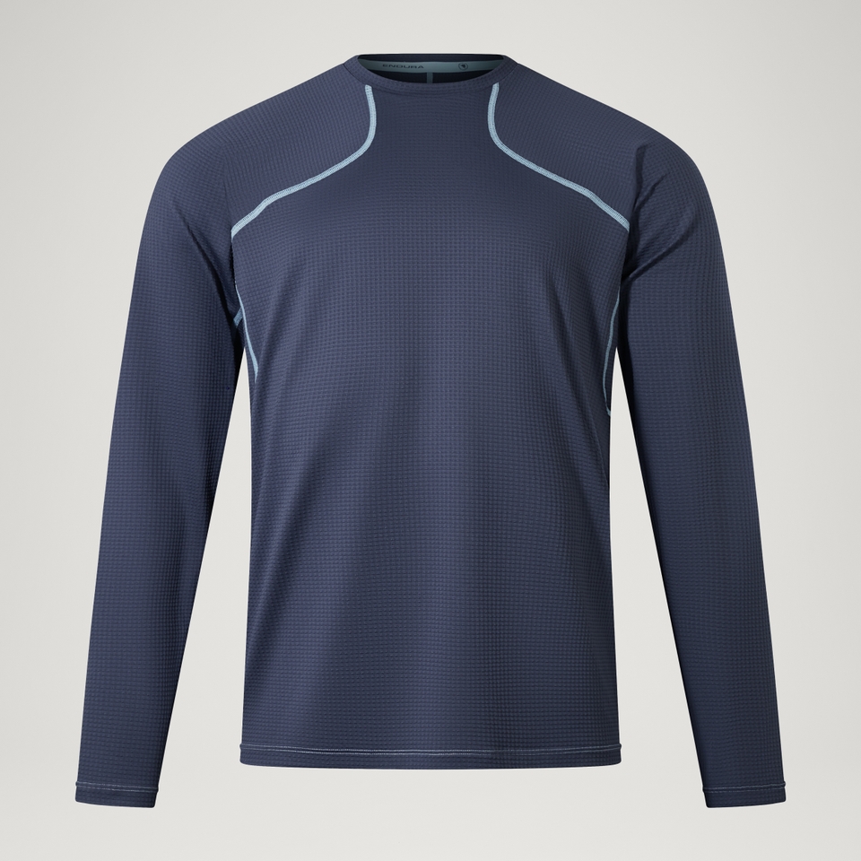 Unisex Long Sleeve Corner Shirt Obre Blue