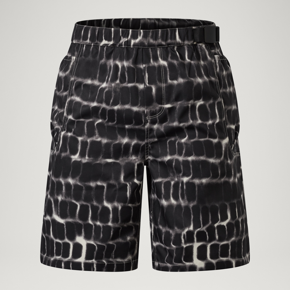 Unisex Corner-V-Shorts Schwarz-Camouflage