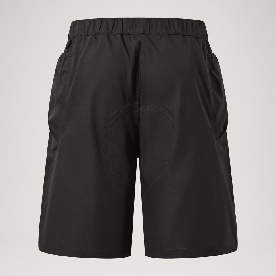 Unisex Corner V Shorts - Black