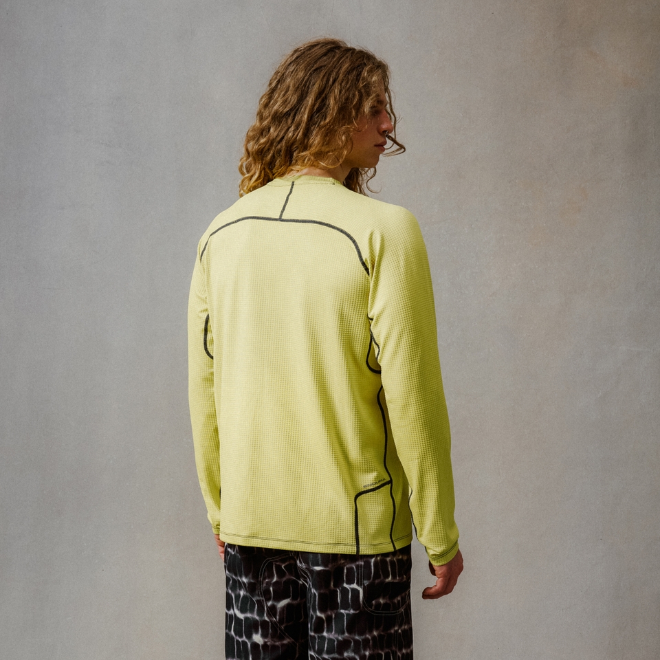 Unisex Langarm-Corner-Shirt Sellerie