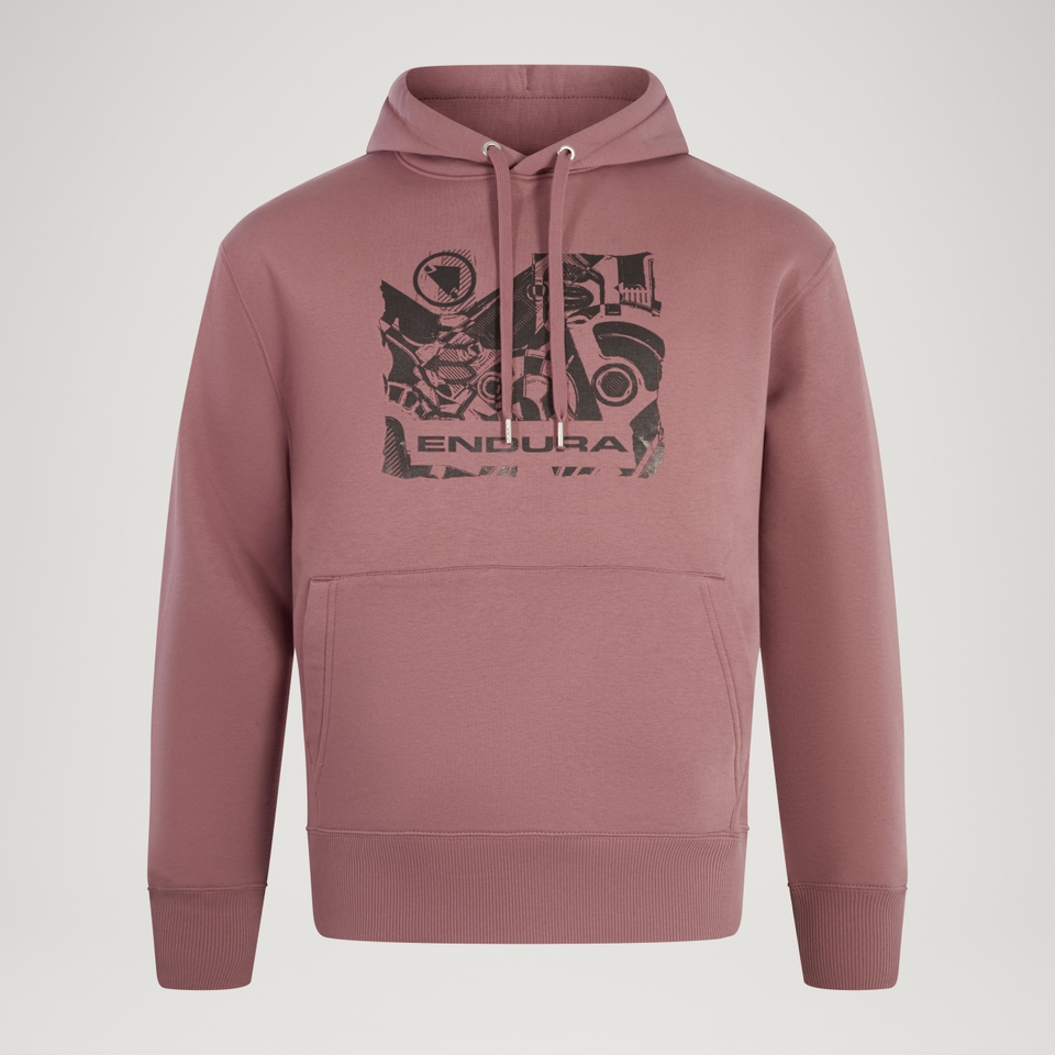 Unisex 'Gearworks' Hoodie - Dusky Mauve