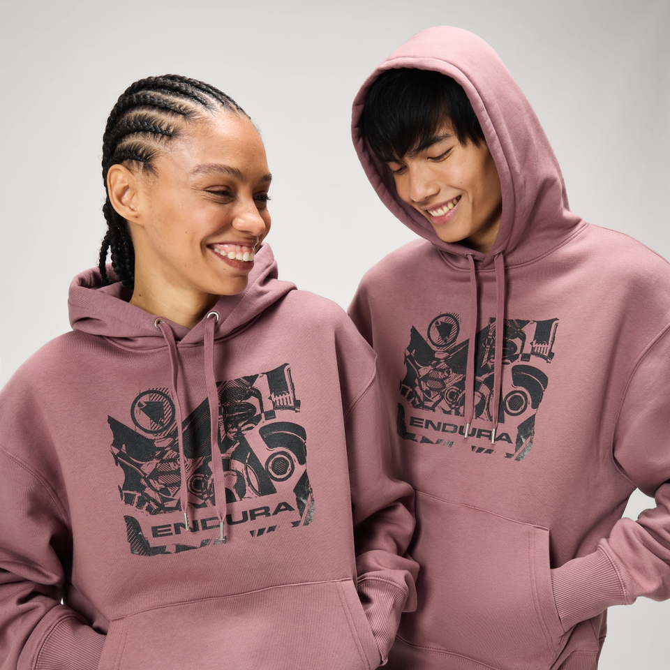 Unisex 'Gearworks' Hoodie - Dusky Mauve