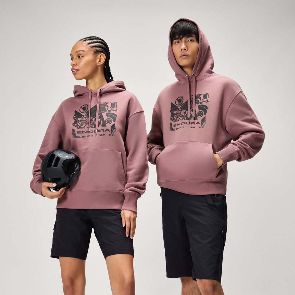 Unisex 'Gearworks' Hoodie - Dusky Mauve
