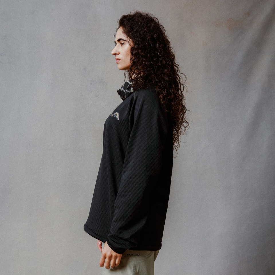 Unisex Abenteuer-Corner-Sweatshirt Schwarz
