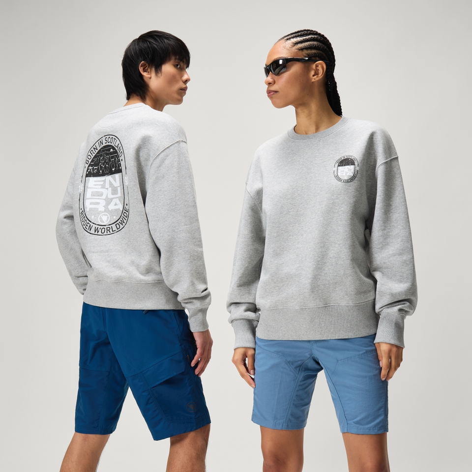 Unisex 'Ninety Three' Sweatshirt - Heathered Grey