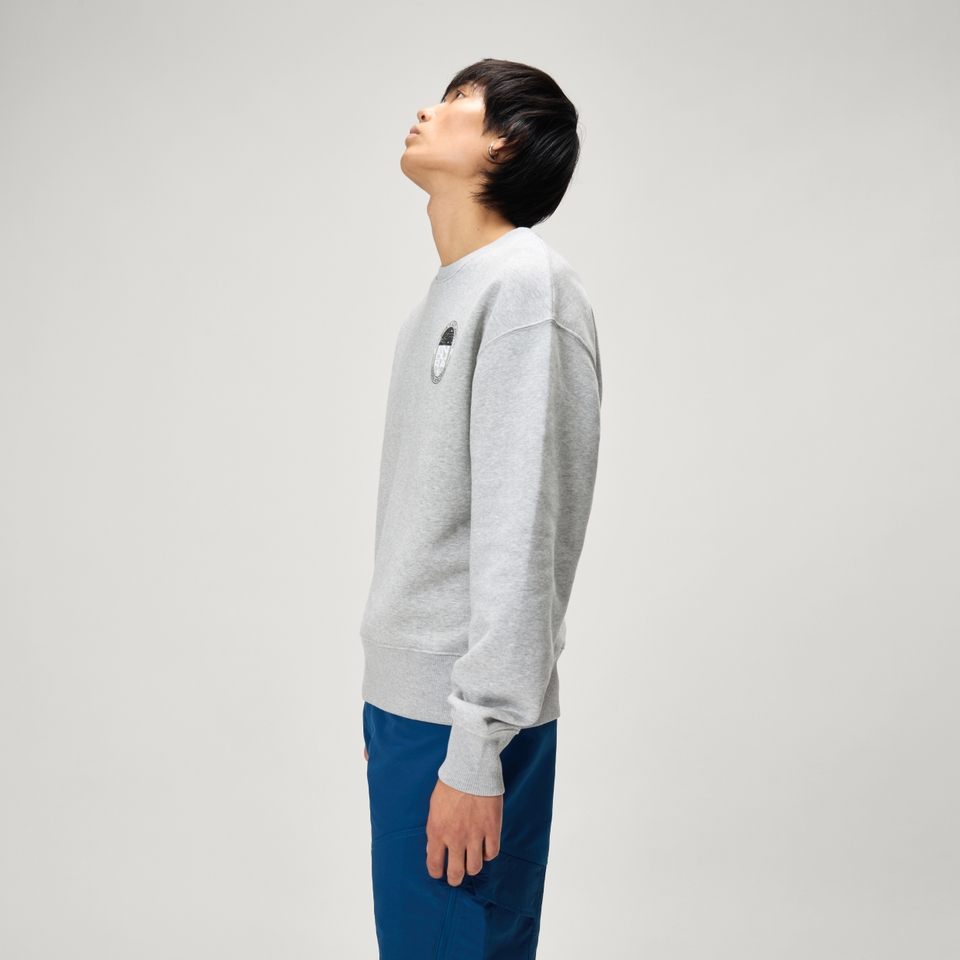 Unisex 'Ninety Three' Sweatshirt - Heathered Grey
