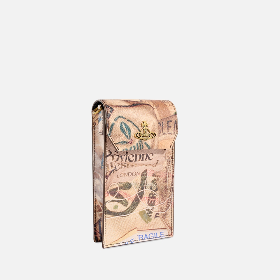 Vivienne Westwood Men's Phone Bag - Rubbish Print