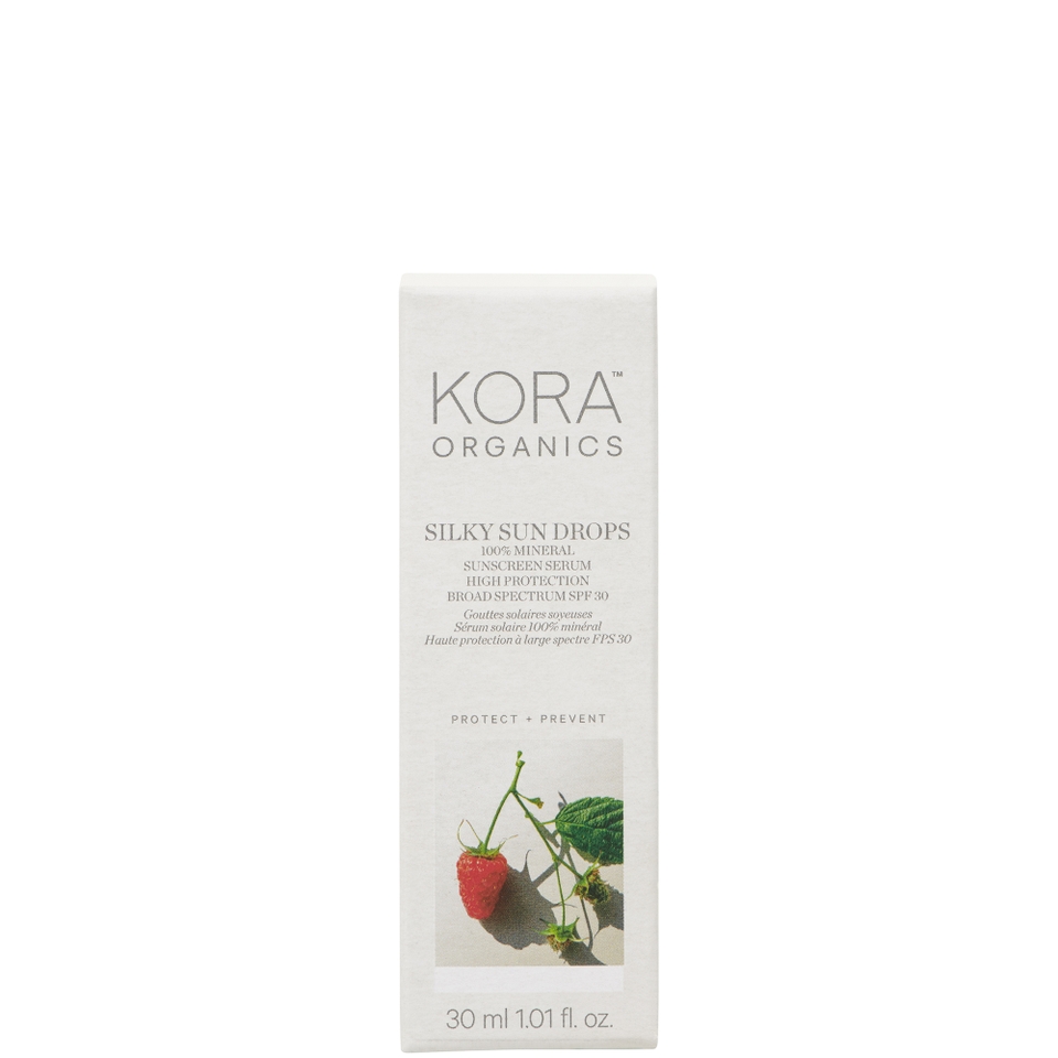 Kora Organics Silky Sun Drops 100% Mineral Sunscreen Serum 30ml